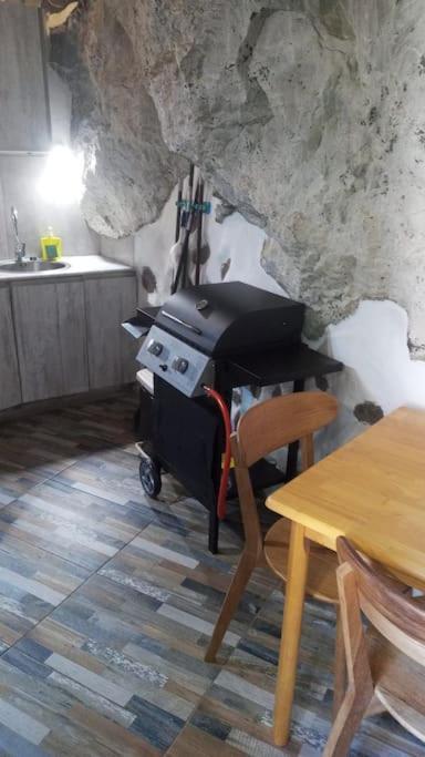 Casa Cueva El Pedregal Tejeda Villa Bagian luar foto